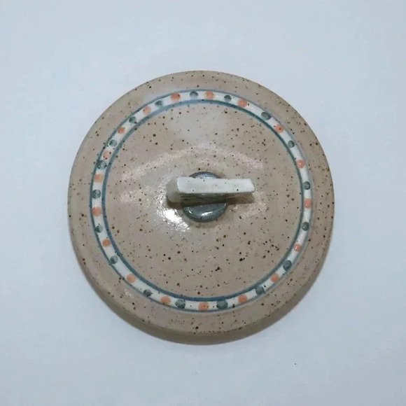 Vintage Lynne Norwood Lofton Art Pottery Pink Blue Kitten Cat Teapot Signed - Picture 6 of 13